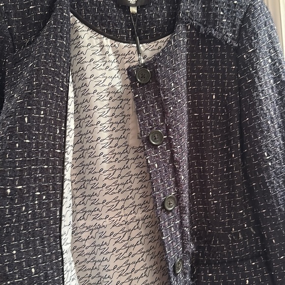 Karl Lafarfeld midi coat. Sz 12. With tags. - Picture 4 of 6